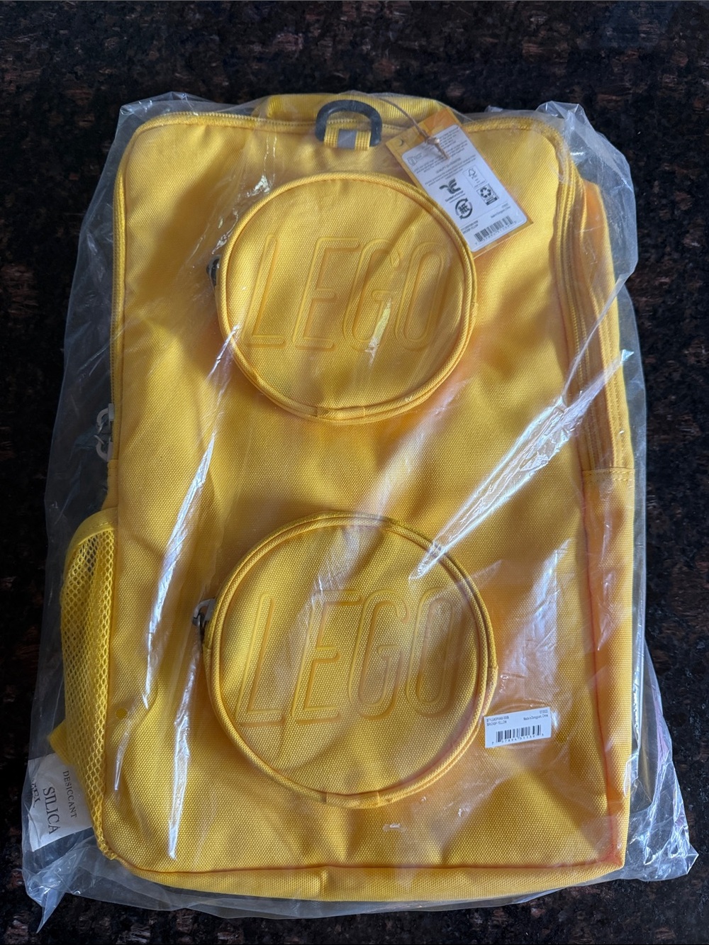 Lego Bright Yellow Kids Backpack with Embossed Logo
New